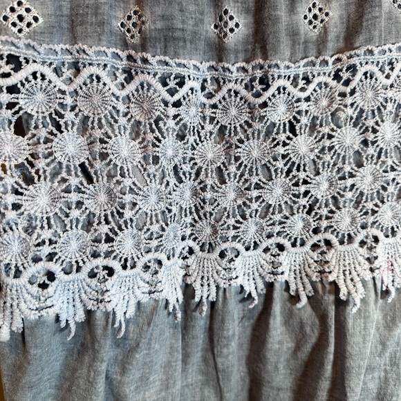 Reba McEntire dress upcycle black blue size large - Picture 4 of 6